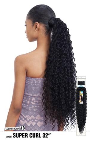 SHAKE N GO Organique Pony Pro Easy Wrap-Around Ponytail Super Curl 32